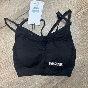 Gymshark Black Dry Wick Sports Bra. Size XS